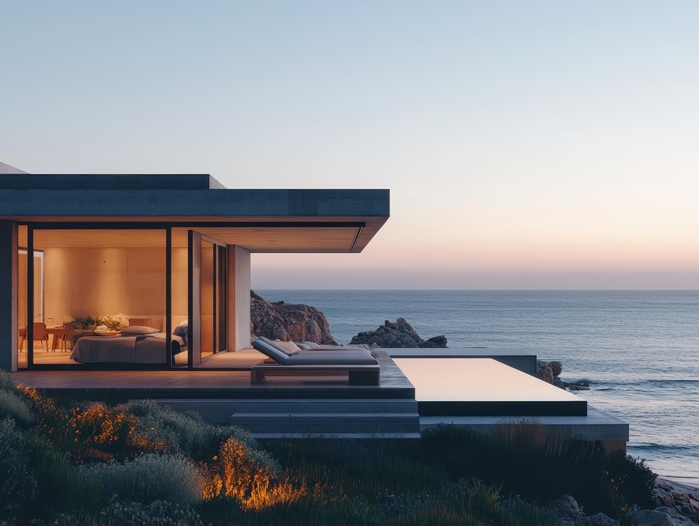 Casa de lujo con vistas al mar
